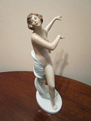 Lovely Art Deco Figure  Rosent
