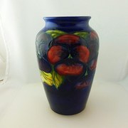 Moorcroft Vase Pansy Design C1