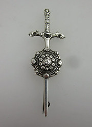 Silver Celtic Brooch