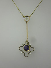 Superb Edwardian Amethyst Pend
