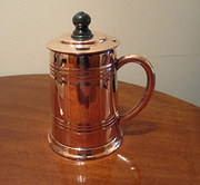 Victorian Copper Jug  Signed
