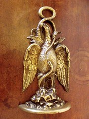 19th C Brass Door Stop