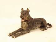 antique bronzes 19th c bronze dog 19th C Bronze Dog