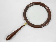 19th C Mahogany Gallery Glass