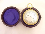 antique barometers and barographs 19th c travelling barometer 19th C Travelling Barometer