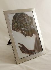 antique silver large silver frame Large Silver Frame