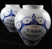Pair of Late 18th C Delft Toba