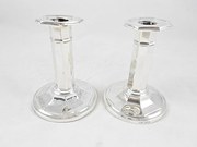 Pair of Silver Candlesticks