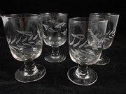 antique glass set of four victorian glass ru Set of Four Victorian Glass Ru