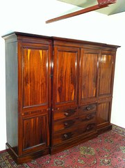 antique furniture fine victorian laburnum wardro Fine Victorian Laburnum Wardro