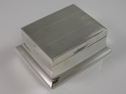 antique silver silver box by walker and hall Silver box by Walker and Hall