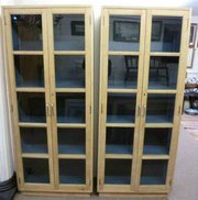 Two Oak Bookcases