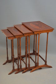 Edwardian Nest of 4 Tables