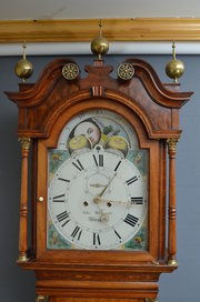 antique clocks & timepieces fine georgian longcase clock Fine Georgian Longcase Clock