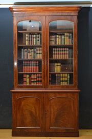 antique furniture fine victorian library bookcas Fine Victorian Library Bookcas