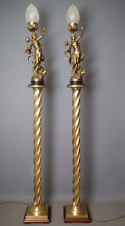 Pair of Art Nouveau Figurine L