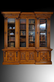 Victorian Oak Bookcase