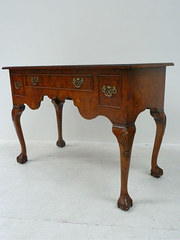 Burr Elm Lowboy Hall Table Dre