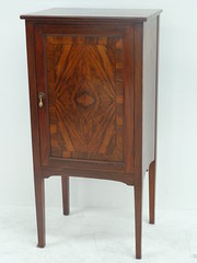 Figured Walnut Pot Cupboard  B