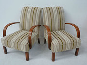 Pair of Newly Upholstered Art