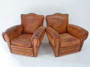 Pair of Tan Leather Moustache