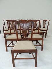 Set of 10 George III Mahogany