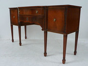 antique furniture sheraton bowfront cross banded Sheraton Bowfront Cross Banded