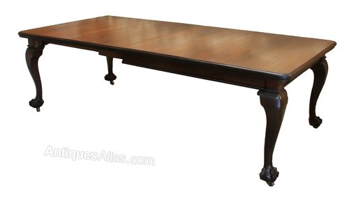 Chippendale Style Edwardian Mahogany Dining Table