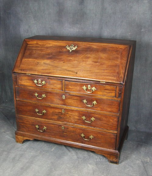 Georgian Mahogany Bureau