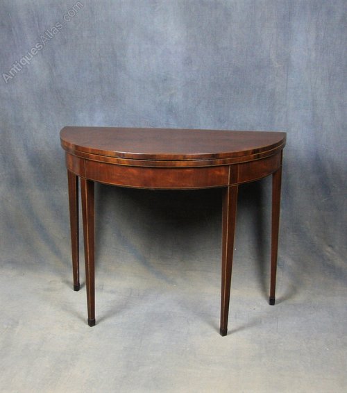 Georgian Mahogany Card Table