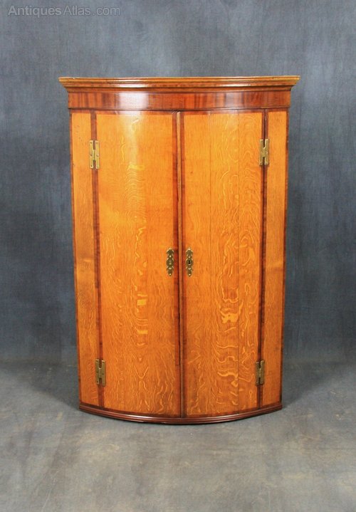 George III corner cupboard