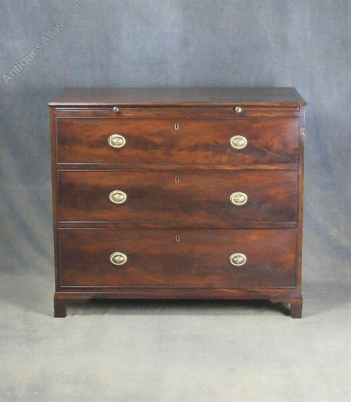 Regency Mahogany Bachelors Chest of Drawers