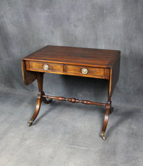 Regency Mahogany Sofa Table
