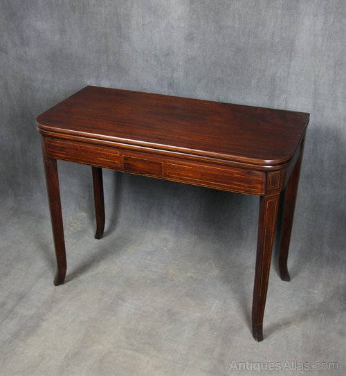 Regency Mahogany Tea Table