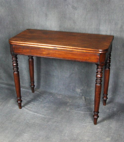 Regency Mahogany Tea Table