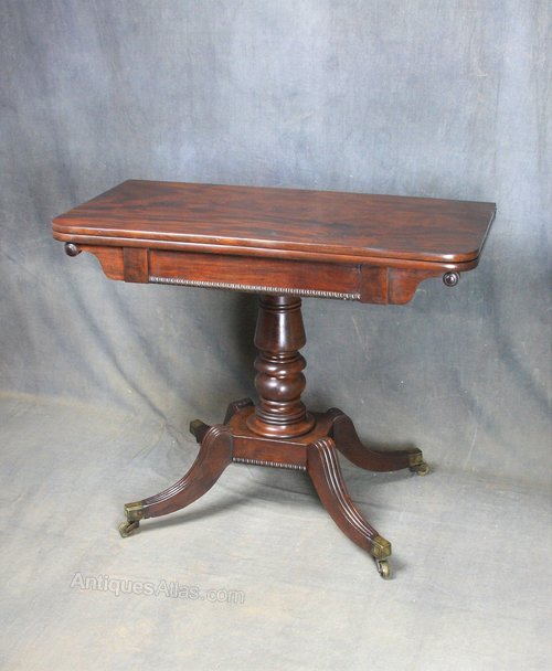 Regency Mahogany Tea Table