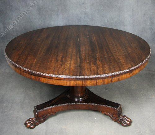 Regency Rosewood Breakfast / Dining Table