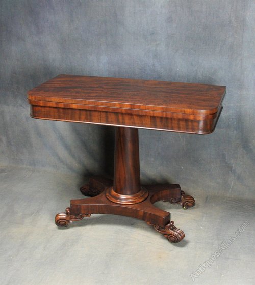 Victorian Mahogany Card Table