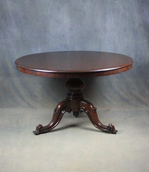 Victorian Mahogany Dining / Breakfast Table