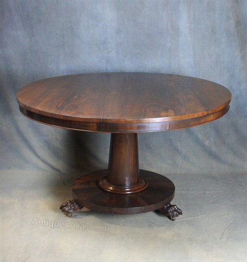 William IV Rosewood Dining / Breakfast Table