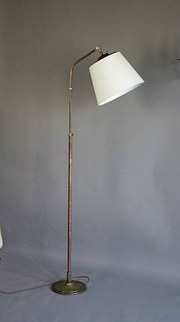 Adjustable reading lamp circa