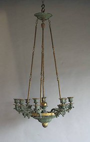 Antique Empire styl chandelier