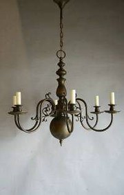 Dutch style antique chandelier