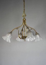 English antique hanging light