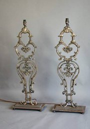 Pair floortable lamps made fro