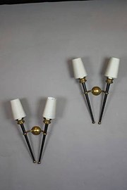 Pair of 1950 French torchere s