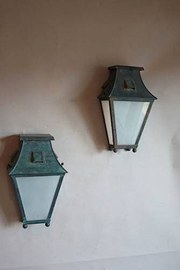 Pair of French outside or porc