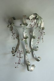Pretty pair of vintage wall li