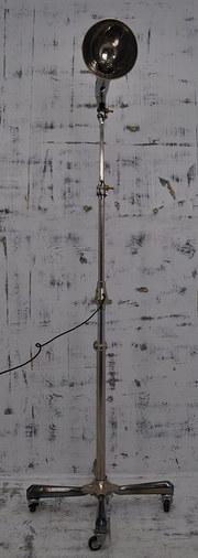 1930s polished chrome portable