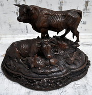 antique wood carvings large carved swiss black fores Large Carved Swiss Black Fores